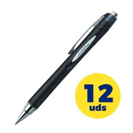 Uni-Ball Jetstream SXN-210 Retráctil Negro 1,0 mm (Caja de 12 unidades)